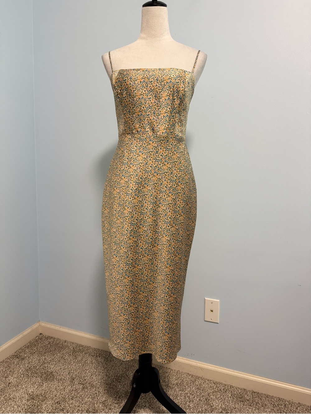 Park&Fifth‎ Floral Sleeveless Strappy Midi dress Size M